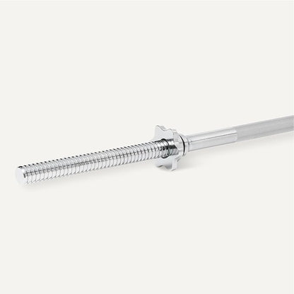 5ft Straight Barbell Bar with Star Locks, 1" Diameter