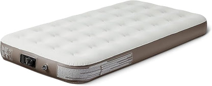 Twin Inflatable Air Mattress with Built-in Electric Pump, Quick Inflation, Supports 300 lbs, Includes Carry Bag