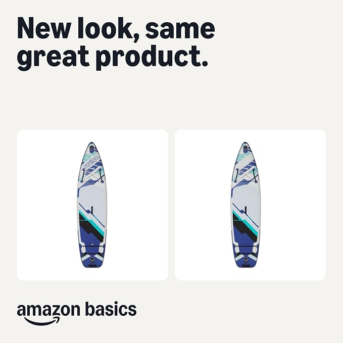 Stand Up Paddleboard with Complete Accessory Kit, Lightweight, 132 inches x 33 inches, Blue